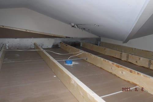 uninsulated attic area discovery